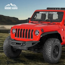 Stubby Tube Front Bumper Wskid Plate For Jeep Wrangler Jl Gladiator Jt 18-25