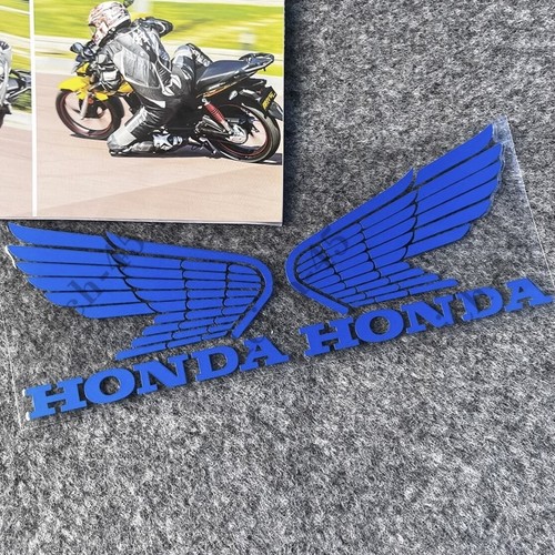 motorcycle fuel tank emblem decal bike track reflective stickers for wing Honda - Picture 11 of 15