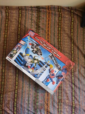 SEALED Mega Bloks SPIDER-MAN Oscorp Tower Set 91351 New In Box RARE Marvel
