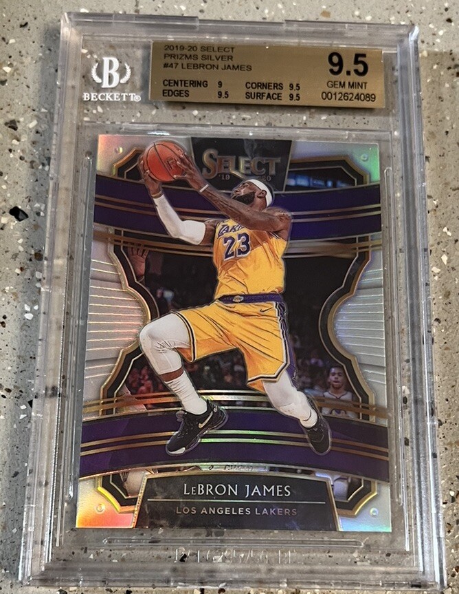 2019-20 Select Prizm Silver No. 47 Lebron James BGS 9.5! | eBay