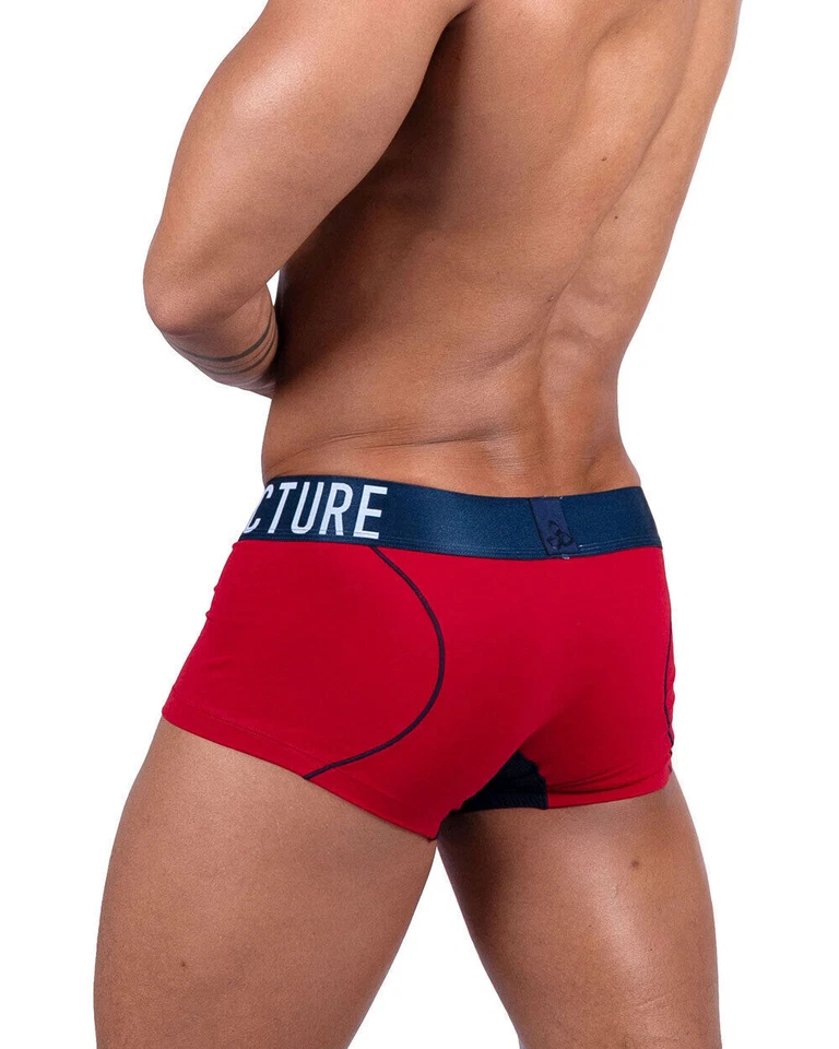 PRIVATE STRUCTURE Long Boxer Trunk Athlete Red Falcon 4389 103 - Image 3 of 4