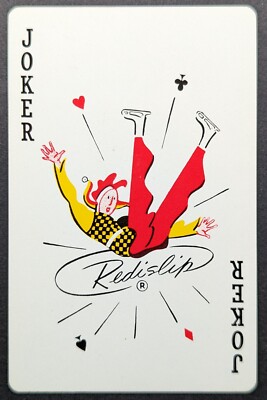 Vintage Joker Litton Navigation Aero Products Playing Card (NM)