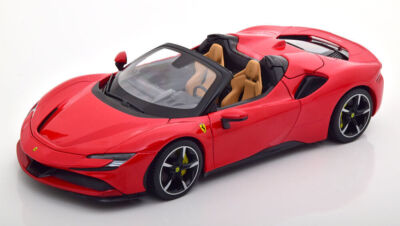 Buragoミニカー Ferrari SF90 Stradale 1/18 Amazon.com: Bburago 1:18 R&P SF90 Stradale, Red : Arts