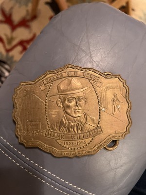 Brass Hank Williams Country Music 