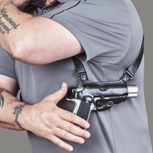 Galco Miami Classic Shoulder Holster, Right H,BLK for 1911 3,4, 5