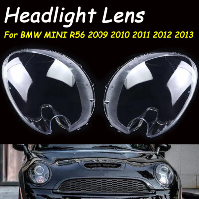 Scheinwerferglas Scheinwerfer Streuscheibe L+R Für 2009-2013 BMW Mini Cooper R56