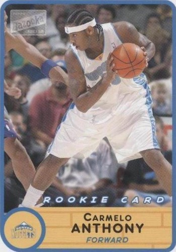 2003-04 Topps Chrome Carmelo Anthony #113 Black Refractor /500 (RC