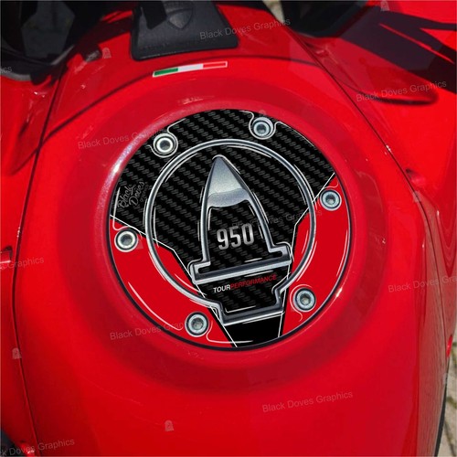 Adhesivo 3D Protección Compatible Con Tapón Depósito Ducati Multistrada 950