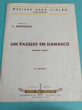 J.Anderaos Um Passeio Em Damasco For Classical Guitar Vintage Sheet Music