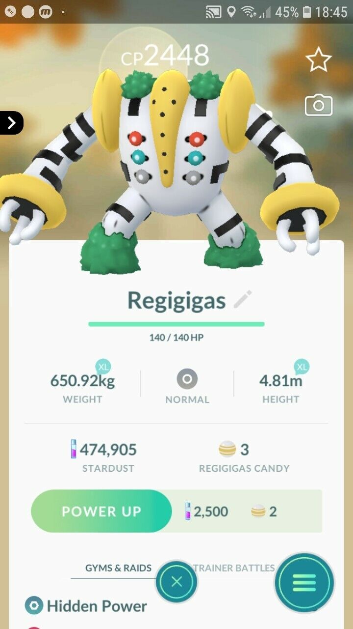 Pokémon GO: Regigigas