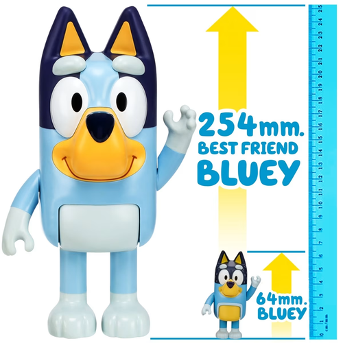 BLUEY LARGE 10”/ 25cm Tall Best Friend Figure Toy ~ NEW IN BOX - Picture 11 of 11