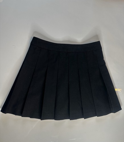 Aritzia Sunday Best Women's Olive Pleated Mini Skirt Black - Size 6