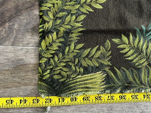 Vintage MCM 70er Jahre Gepard Rindenstoff Wandteppich WESCO RELTEX Stoff Retro - Bild 6 von 10