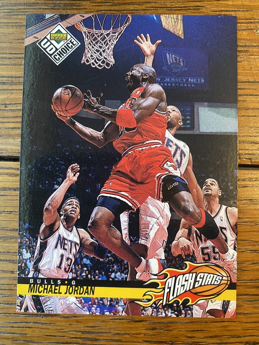 Michael Jordan Flash Stats #159 Upper Deck Choice 1998 Chicago