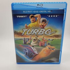 Turbo Blu-ray, DVD, 2013 Dreamworks Used