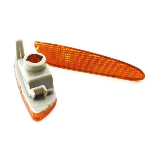 Pair Front Left & Right Bumper Side Marker Light For 03-06 Mercedes W211 E-Class - Picture 4 of 6