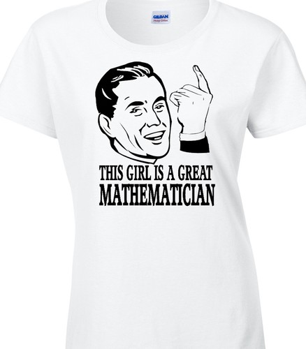 Mathematiker Damen T-Shirt Geschenk Mathe Schule Lehrer Naturwissenschaften Clever Genie Spaß - Bild 3 von 6