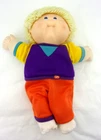 Vintage Cabbage Patch Doll Kids Toddler Blond Hair Blue Eyes 1987