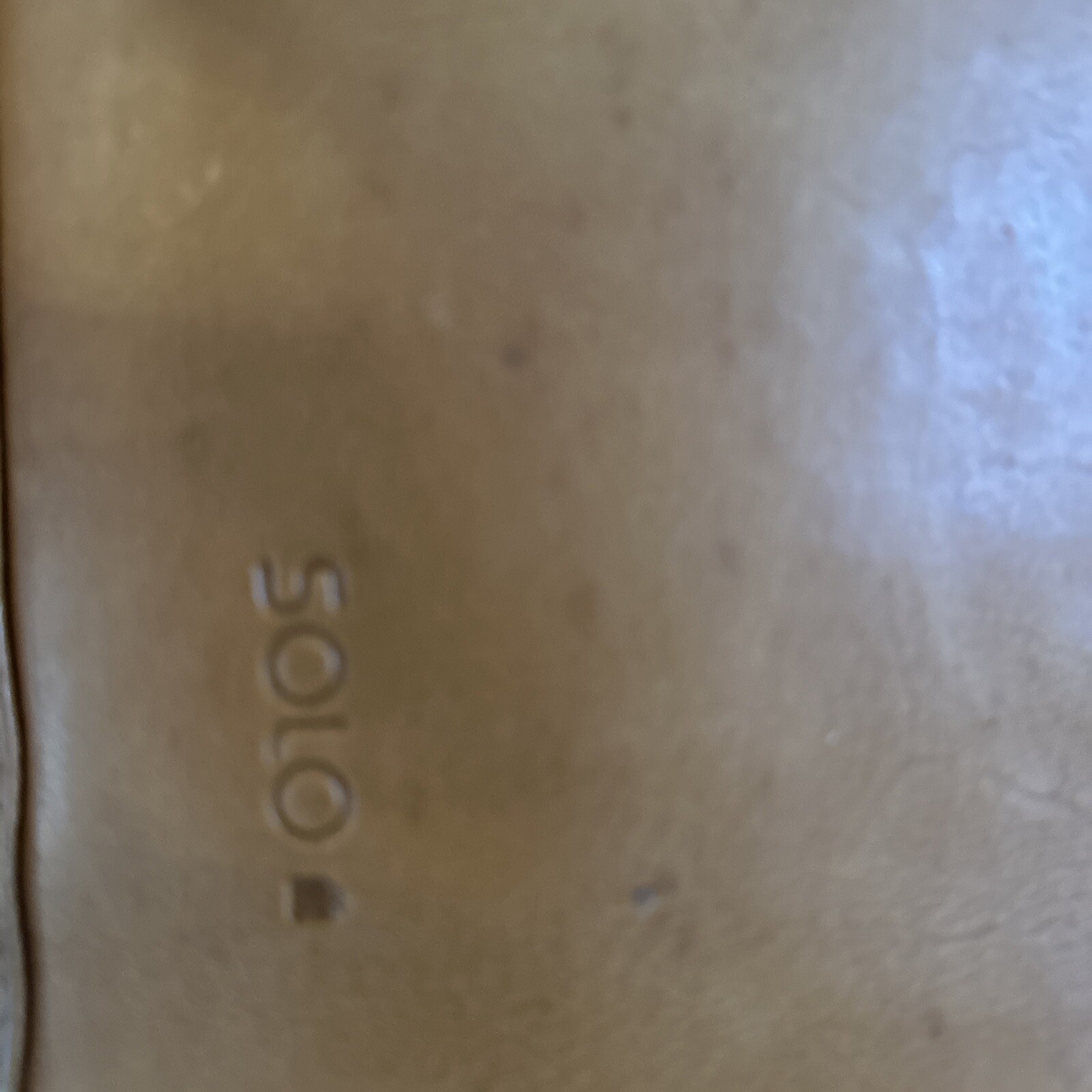 Solo Classic Collection Walker Leather Rolling Laptop Case Wheeled Briefcase Tan