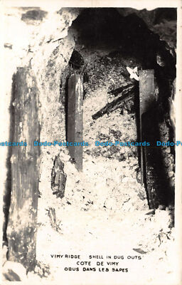 R140232 Vimy Ridge. Shell in Dug Outs. Cote De Vimy. Obus Dans Les Sapes. Bill H
