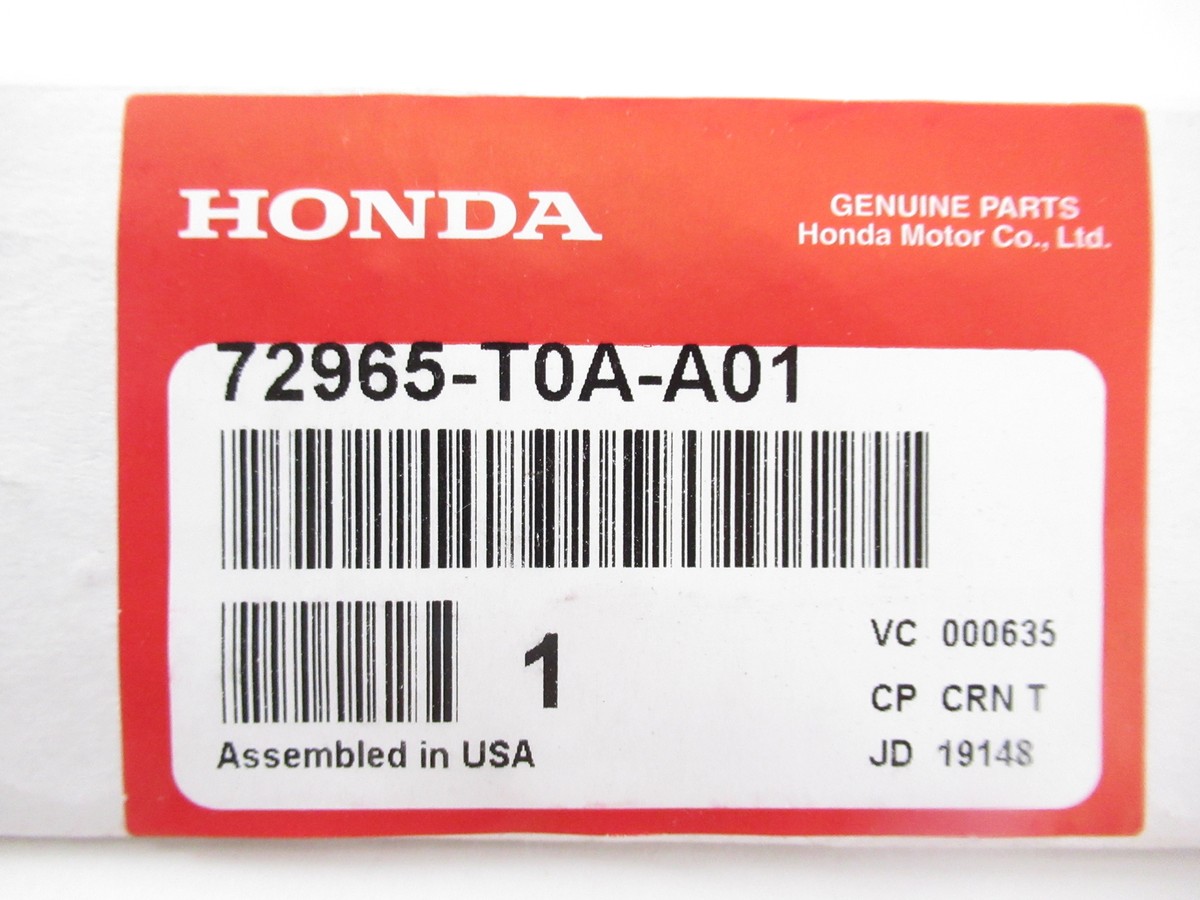 ミュージック  OEM Genuine Honda CR-V Chrome Molding Assembly Left Rear Door Sash
