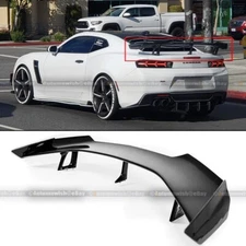 Fit 16-23 Chevy Camaro ZL1 1LE Style LT RS SS Glossy Black Trunk Wing Spoiler
