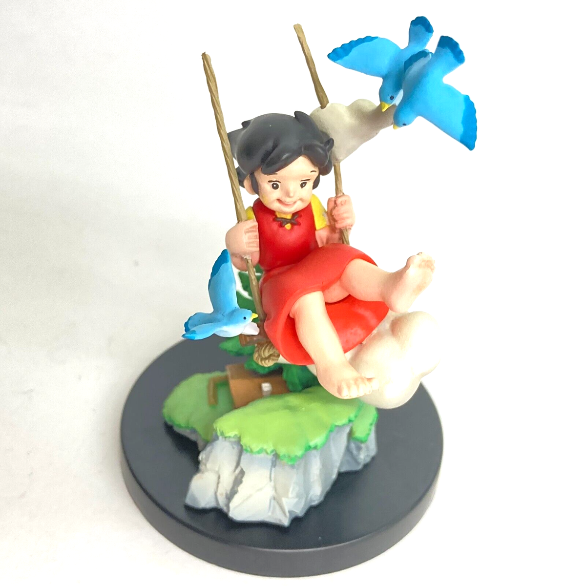 Heidi Girl of the Alps Mini Vignette Figure Heidi on the swing