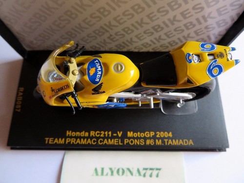 1/24 Ixo HONDA RC211V Makoto Tamada 2004 Bike Motorcycle 1:24 Altaya / IXO *NEW* - Picture 4 of 7
