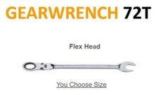 New Gearwrench Flex Head-72 Tooth-metric Sae You Pick Size