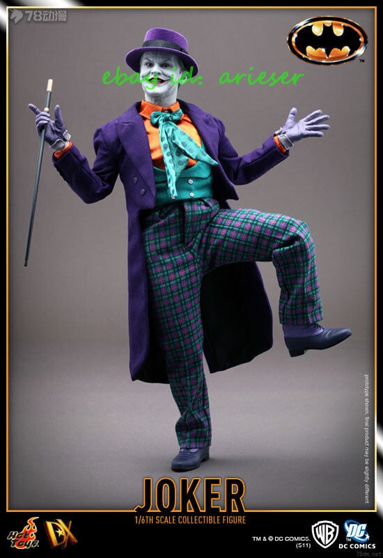 THE JOKER DX08 フィギュア Hot Toys 1/6 Dx08 The Joker 1989 Edition Action Figure New