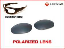 Lente polarizada LINEGEAR para Oakley Monster Dog - negro flash [MD-FB-POLA]