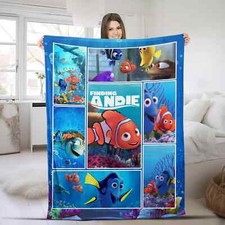 Personalized Disney Finding Nemo Sofa BLANKET MOTHER DAY GIFT ALL OVER PRINT
