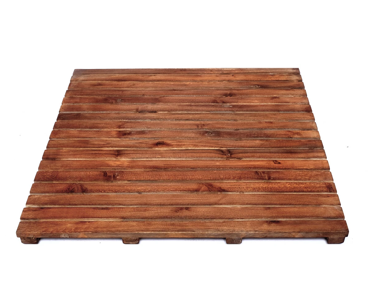 Teak Shower Mat Room