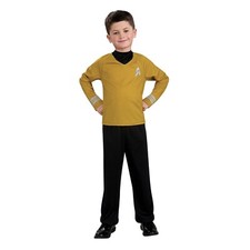 Star Trek Captain Kirk Costume Shirt, Size Large