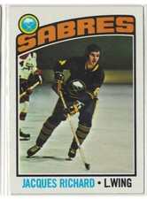 1976-77 Topps Hockey #8 Jacques Richard Buffalo Sabres