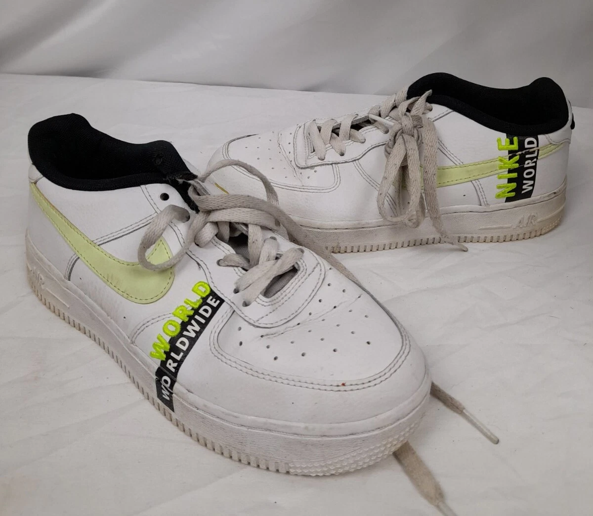 Mens white air store force ones low