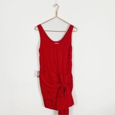 Philosophy di Lorenzo Serafini NWT US 2 Red Tie Waist Mini Dress