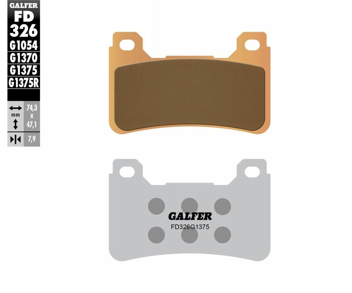 Galfer Front Brake Pads HONDA CBR 1000 RR FIREBLADE 2008 FD326