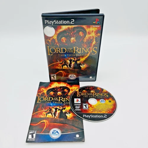 Lord of the Rings: The Third Age (Sony PlayStation 2 PS2) Complete w/ Manual CIB