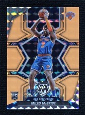 2021 Panini Mosaic Rookies Fluorescent Orange Prizm 12/25 Miles McBride #243 8d9