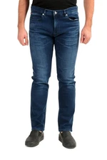 Hugo Boss Men's "Hugo 708" Slim Fit Blue Wash Straight Jeans