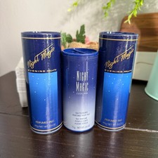 Lot 3 NEW Avon Night Magic Evening Musk Body Powder Perfumed Talc