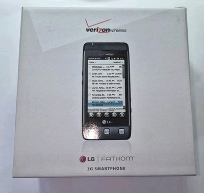LG Fathom VS750 - Blue and Black ( Verizon ) Rare Windows Smartphone **NEW**
