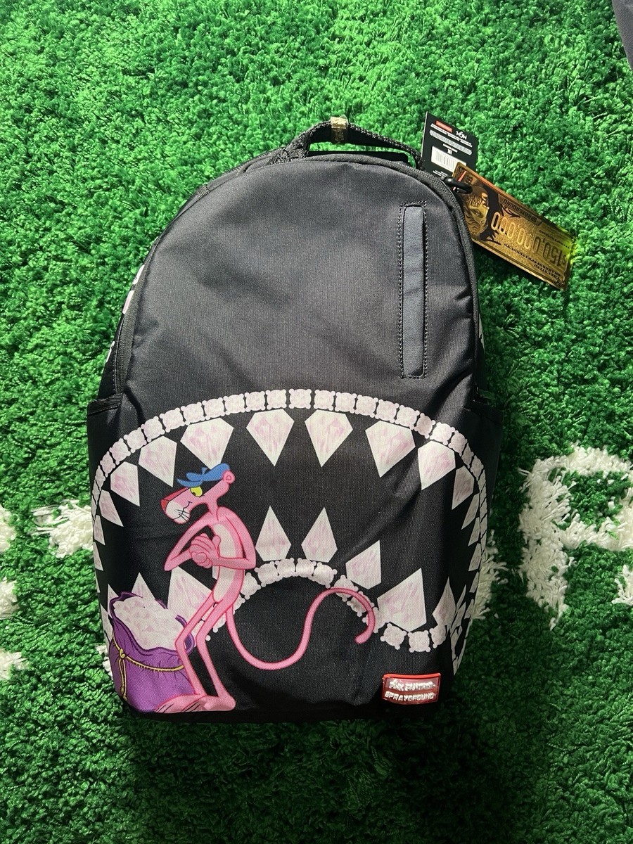 Sprayground x Pink Panther Diamond Shark DLXR Backpack BRAND