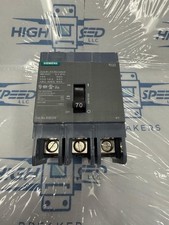 1 NEW OPEN BOX SIEMENS BQD370 70A 3 POLE 480V CIRCUIT BREAKER