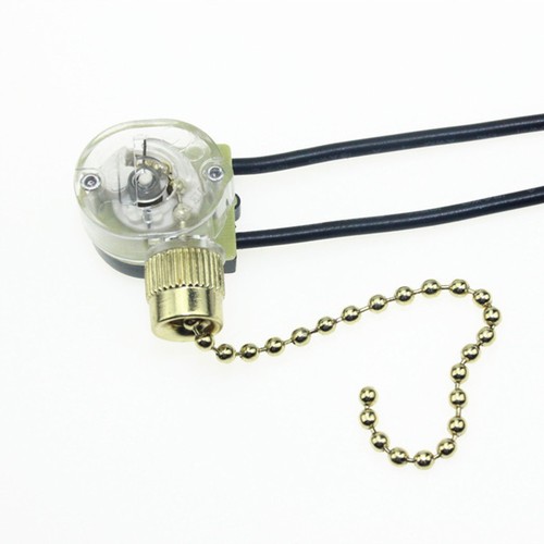 Fan Zipper Translucent Pull-chain Two Stop Cable On-off Creative Two Lines Fan - Picture 9 of 11