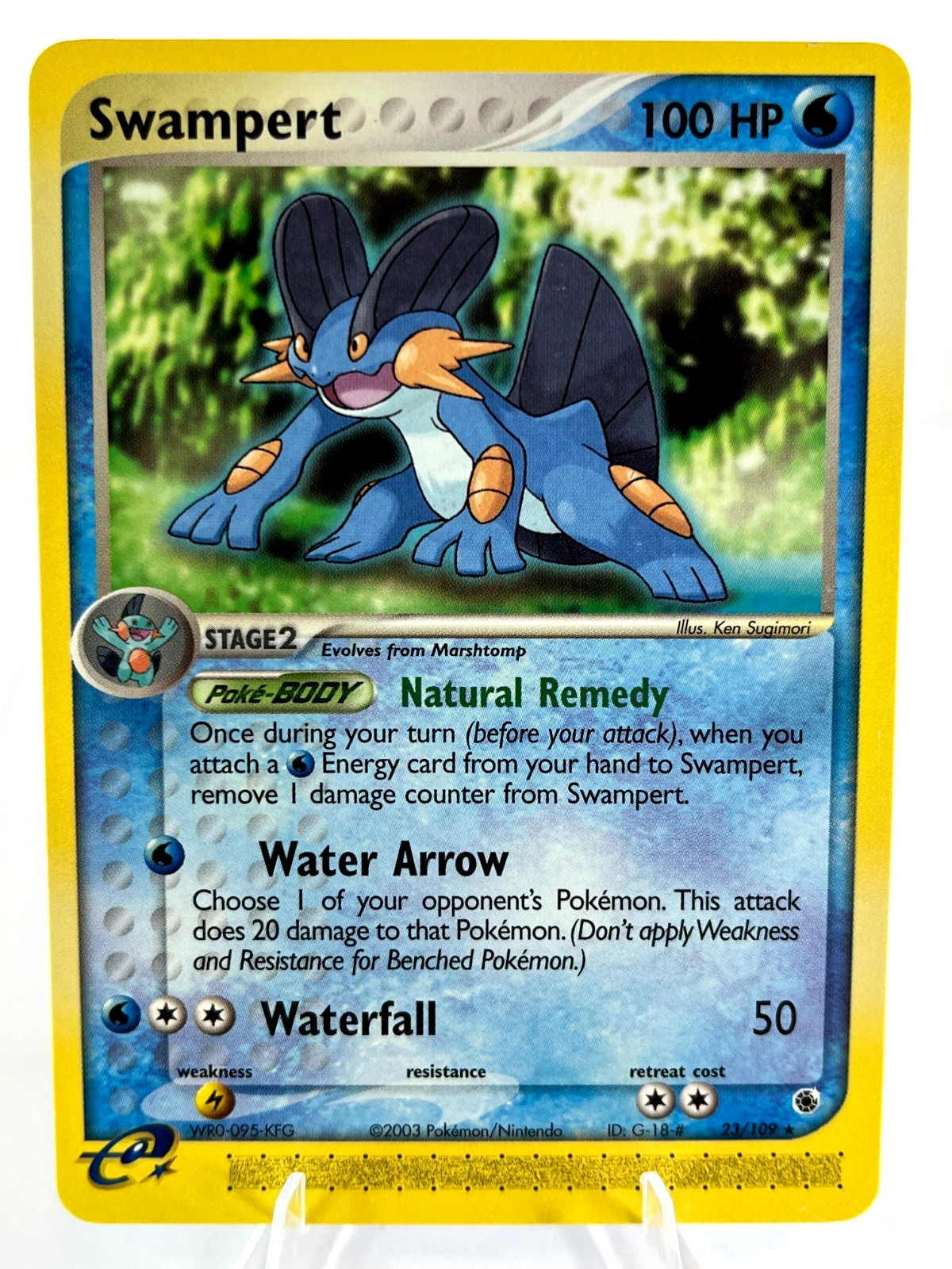 Swampert 23/109 - Ruby & Sapphire - Rare - Pokemon - NM