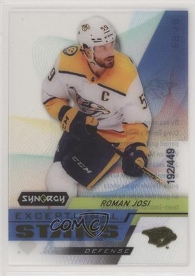 2020-21 Upper Deck Synergy Exceptional Stars Gold 192/449 Roman Josi #ES-18 0c64