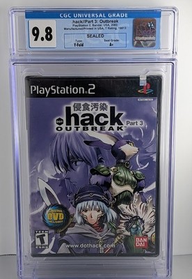 Dot Hack .hack Part 3 Outbreak - PlayStation 2 PS2 - Graded CGC 9.8 A+ SEALED