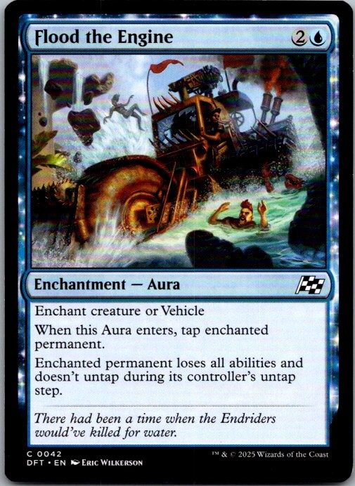 Flood the Engine 42 Common Aetherdrift Magic: The Gathering Lightly Played
